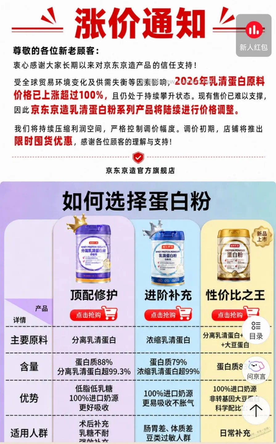 涨价带来商家压缩成本,蛋白粉味道都变了…… - 线报酷 涨价带来商家压缩成本,蛋白粉味道都变了…… - 线报酷