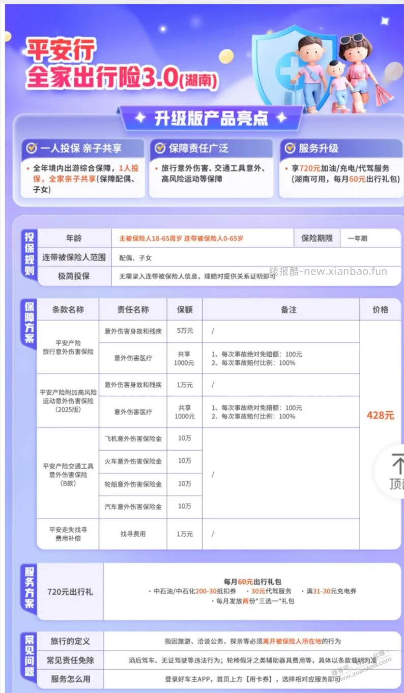 平安428买720加油充电券 - 线报酷