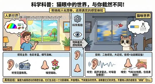 讨论/【科普】养猫科普漫画，不定期更新中（2.10 更新封窗、新手养猫误区科普） - 线报酷