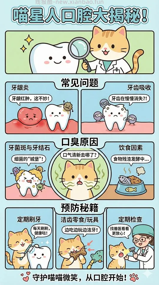 讨论/【科普】养猫科普漫画，不定期更新中（2.10 更新封窗、新手养猫误区科普） - 线报酷