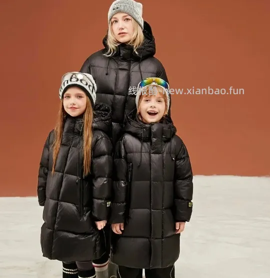 129史努比亲子羽绒服充绒量200多克 - 线报酷